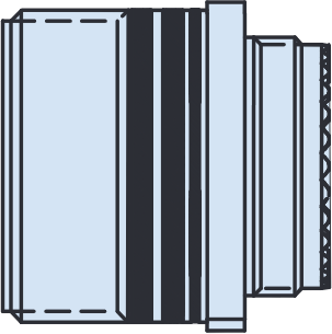 In-Line Environmental Receptacle Connector, 233-105-05
