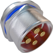 Environmental Bulkhead Feed-Thru, Jam-Nut Mount, MIL-DTL-5015 Series III Type 253-507