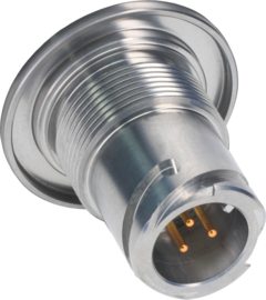 HE ITS Bayonet Coupling Front Wall Mount, Inline, Rear Wall Mount, Jam Nut, and Weld Mount Connectors