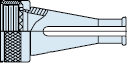 Straight Composite Non-Self-Locking Strain Relief AS85049/45 and MS27663-1