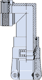 90° EMI/RFI Environmental Backshell AS85049/76