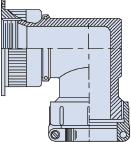 90° Non-Environmental Strain Relief Backshell M83723/35A