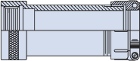 Straight Non-Environmental Strain Relief Backshell M83723/35S