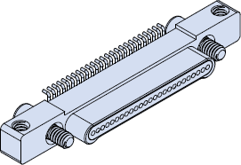 890-019 and 890-020 Right Angle Surface Mount PCB Connectors with Jackscrews