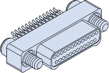891-014 and 891-015 Straddle Mount Nano Rectangular Connectors