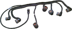 Hybrid Abrasion-Resistant Overbraided Cable Assembly