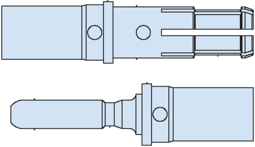High-Power Pin with Socket Crimp Contacts 971-200