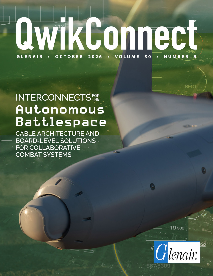 Glenair QwikConnect Magazine – October 2026 – Interconnects for the Autonomous Battlespace