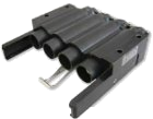Receptacle Shell Size 05 Assembly for Clamp with Strain Relief