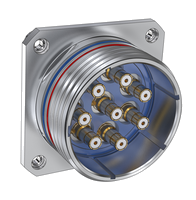 SuperNine RF Wall-Mount Receptacle, Standard Clinch Nuts 233-290-CS