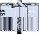 MIL-DTL-38999 Series III Threaded In-Line Gender Changer 947-139