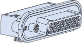 Panel Mount Plug Connectors with Right Angle PCB Socket Contacts, 791-012