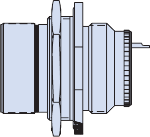 Filtered Jam Nut Mount Receptacle 240-288J