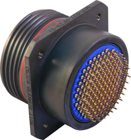 Box Mount Receptacle with PC Tail Contacts 907-037