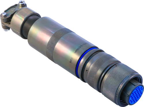 Plug Connector with Straight EMI/RFI Backshell M28840/26