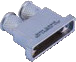 Banding porch platform for shield termination with Band-Master ATS® Standard or Micro bands. Dual round cable entry, 507-142