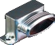 Banding porch platform for shield termination with Band-Master ATS® Micro bands. Elliptical cable entry. Top or Side entry options, 507-296