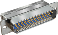 280-018P In-line or Panel Mount, Crimp Terminated, Pin Connector for Attaching Wires