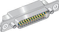 280-030P Float Mount, Crimp Terminated, Pin Connector for Attaching Wires