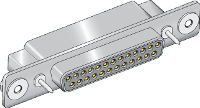 280-031S Float Mount, Crimp Terminated, Socket Connector for Attaching Wires