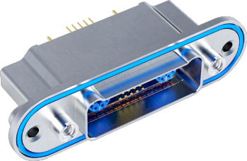 7925-010 Straight PCB Mount Connector Receptacle