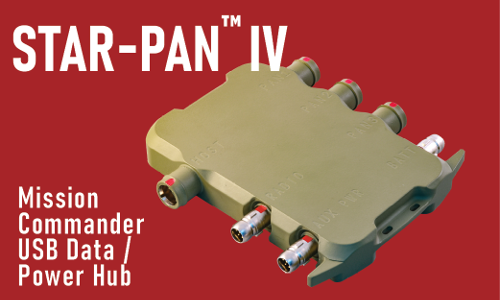 STAR-PAN™ IV Soldier Data / Power Hub: For Advanced Mission Commander C4ISR Networking