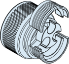 StarShield™ Direct Coupling, Mighty Mouse Backshell with Split Banding Porch, 470-021