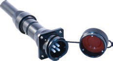 4-Pole Fiber Optic Connector and Backshell