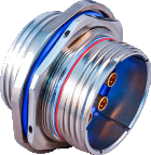 D38999 Series III Hermetic Bulkhead Feed-Thru with Shielded Contacts, 233-261