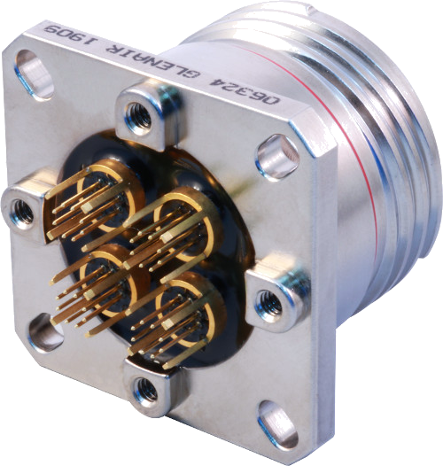 PC Tail Receptacle with Shielded High-Speed and RF Contacts 233-218