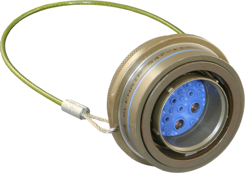QDC Lanyard-Release Plug with Shielded High-Speed Contacts 233-260