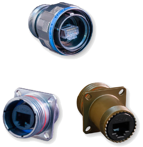 RJ45 Plug Coupler with Accessory Threads 233-300