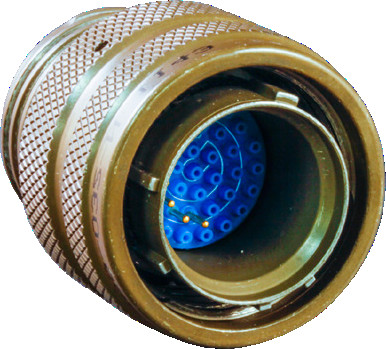 233-344 SuperSeal™ Receptacle Adapter with Accessory Threads and Pin or Socket Contacts to USB 2.0 Female Interface