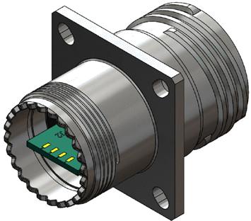 SuperSeal Panel Mount Receptacles with USB 3.0 to Breakout Board 233-354