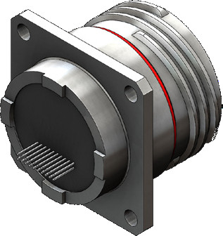 Panel Mount Receptacles with PC Tails, 233-362