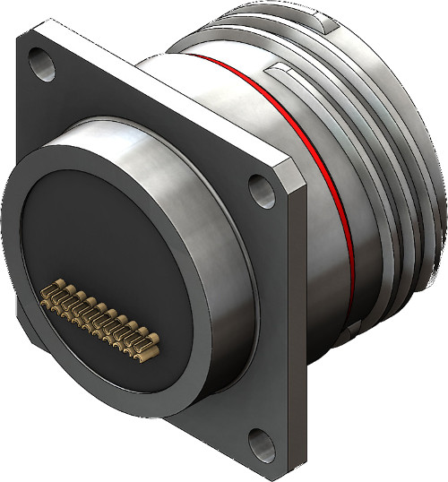 Panel Mount Connectors with Solder Cups, 233-363