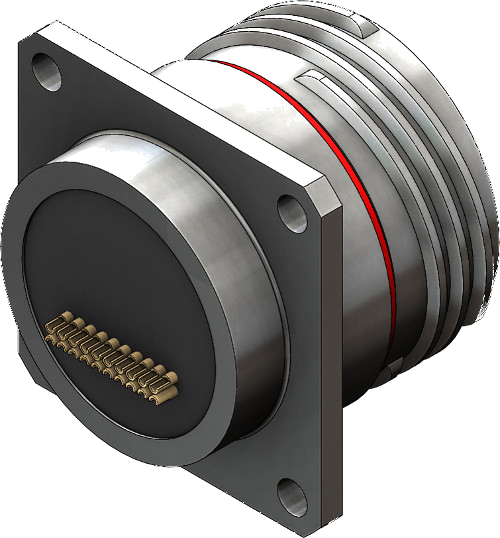 Panel Mount Connectors with Solder Cups, 233-363