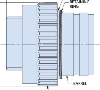 701-038 SeaKing™ Junior PEEK Cable Connector Plug (CCP)