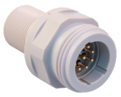 700-207 SeaKing™ PEEK Bulkhead Connector Receptacle (BCR)
