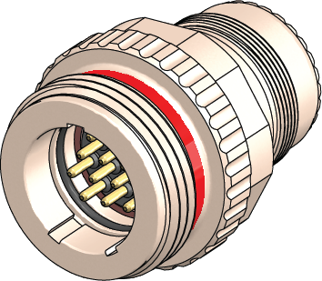 700-225 SeaKing™ PEEK Cable Connector Receptacle (CCR)