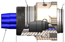 700-101 SeaKing™ Power Cable Connector Plug (CCP) Size 48