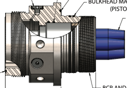 700-106 SeaKing™ Power Flange or Bulkhead Connector Receptacle Size 48