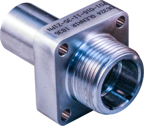 Flange Connector Receptacle, High Density, Crimp Removable Contacts, 701-016