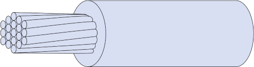 Tin Coated Copper Wire with Thin-Wall Extruded ETFE Insulation, M22759/18