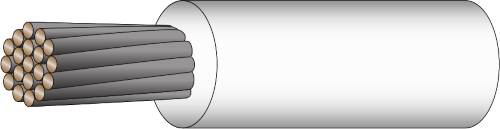 Silver-Coated High Strength Alloy Wire with Extruded ETFE Insulation GS22759-19