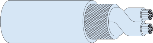 Thermocouple Extension Cable, Specialty Braid, Jacketed 968-026