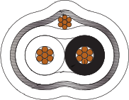 100 Ohm Differential Twisted Pair Cable with Drain Wire, #28 AWG 963-057-28